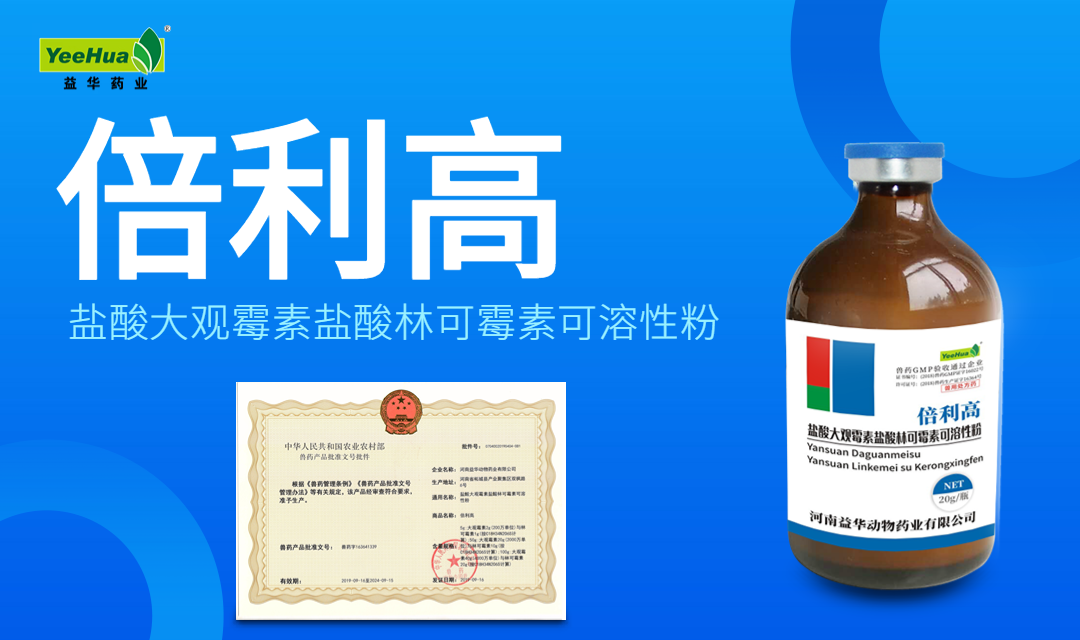 益华倍利高|盐酸大观霉素盐酸林可霉素可溶性粉